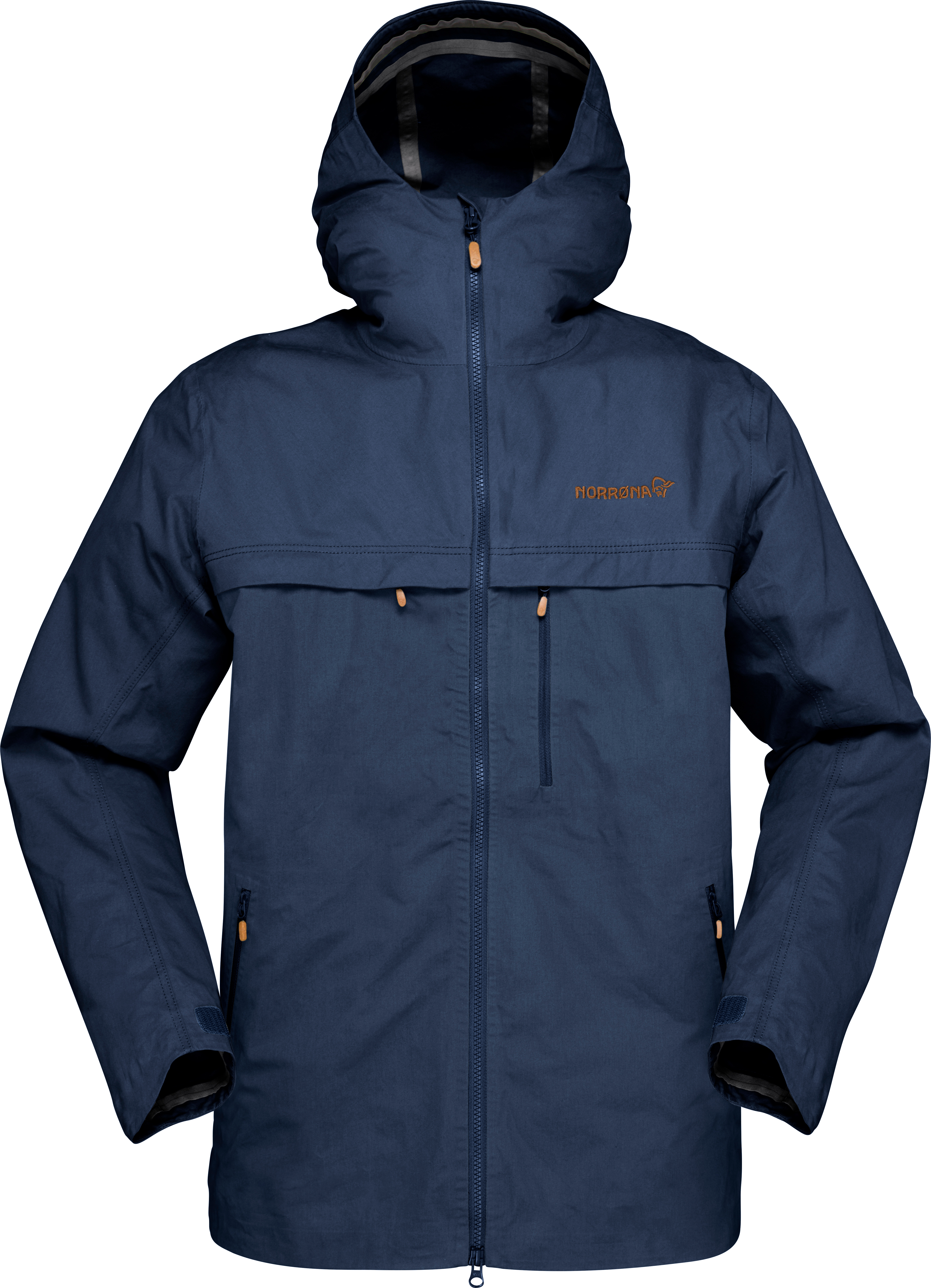 Norröna Svalbard Cotton Jacket (M) Indigo Night Vorderansicht