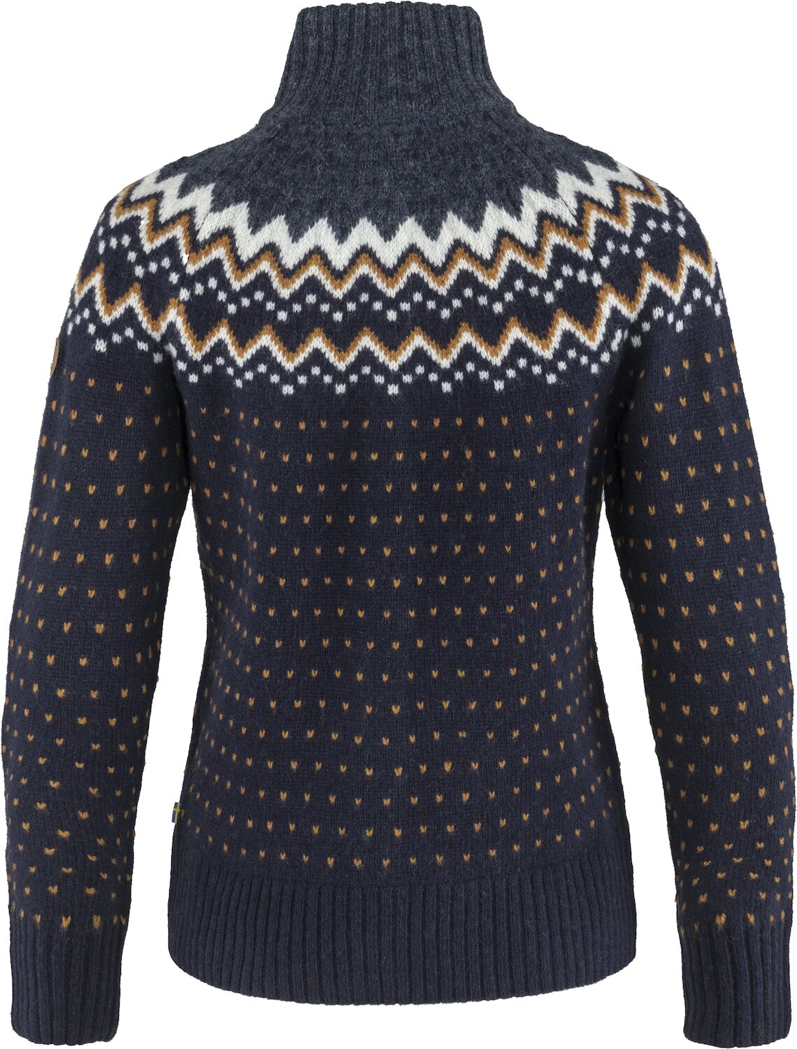 Fjällräven Övik Knit Cardigan W Dark Navy Rückansicht