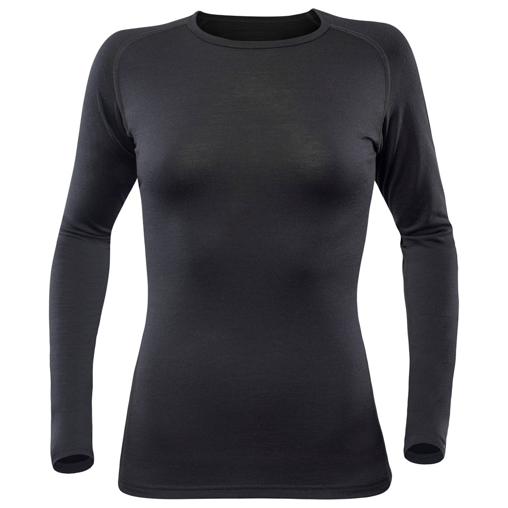 Devold Breeze Woman Shirt Black Vorderansicht