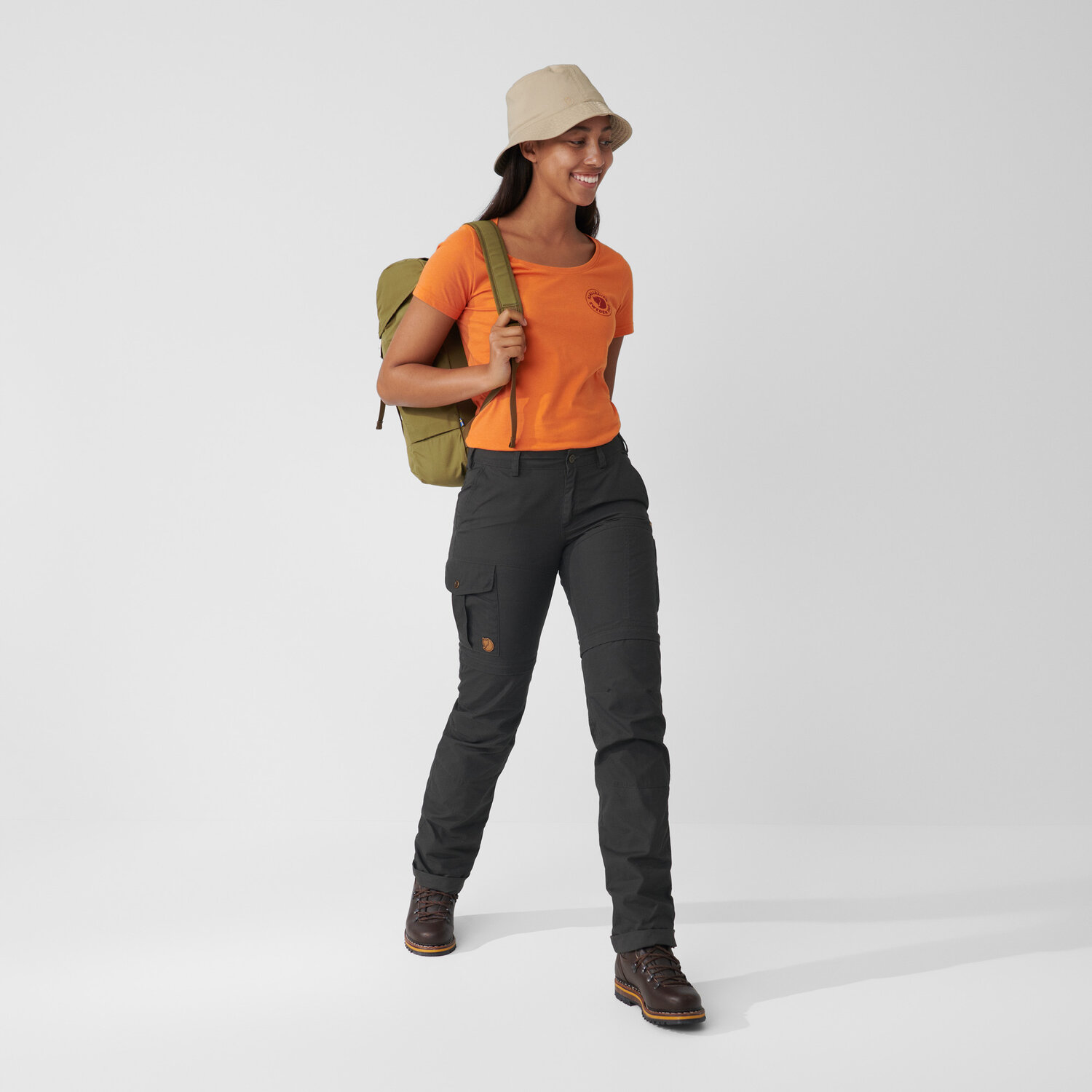 Fjällräven Karla Pro Zip-off Trousers Modelansicht 1