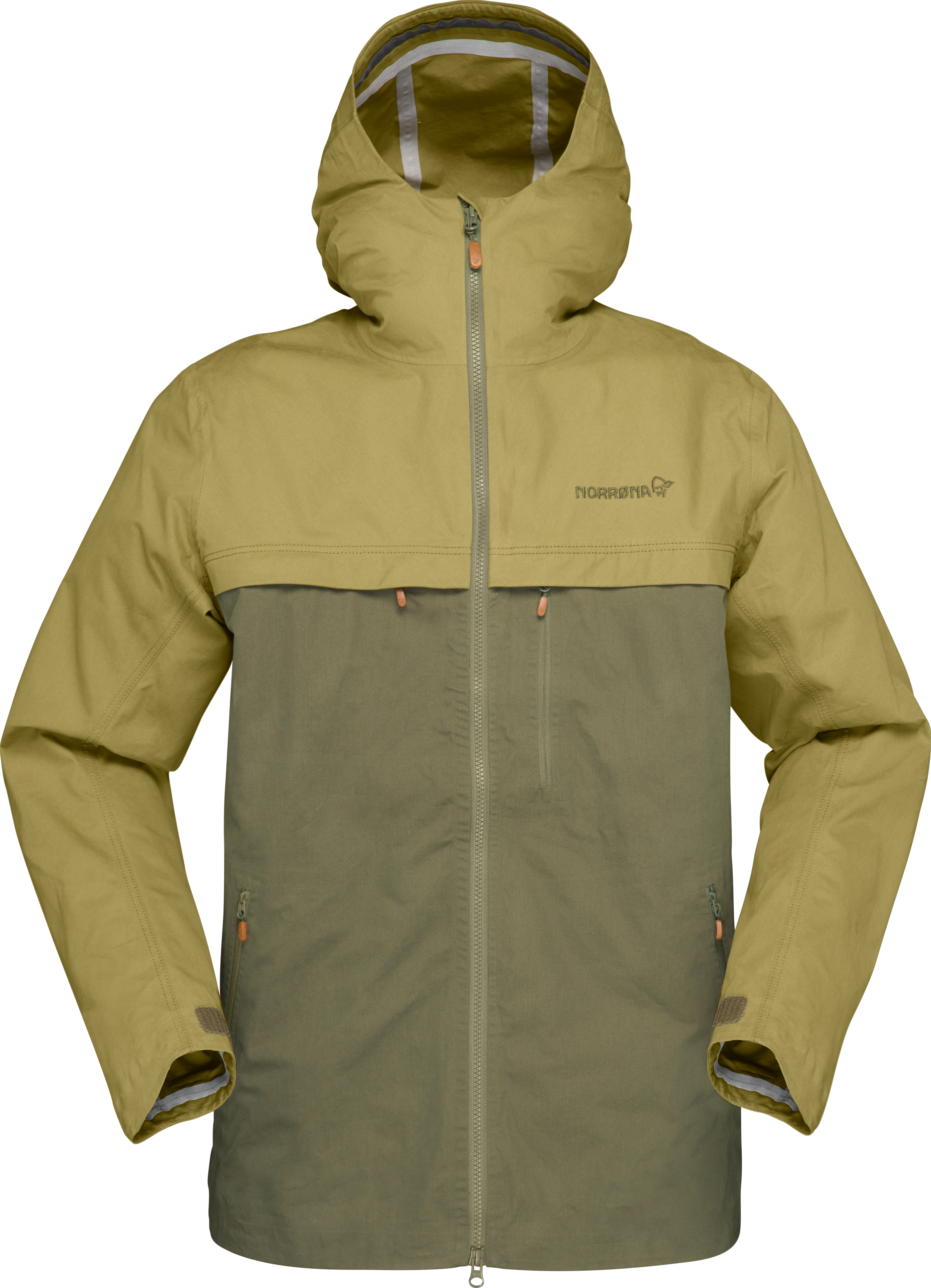 Norröna Svalbard Cotton Jacket (M) Olive Drab Vorderansicht