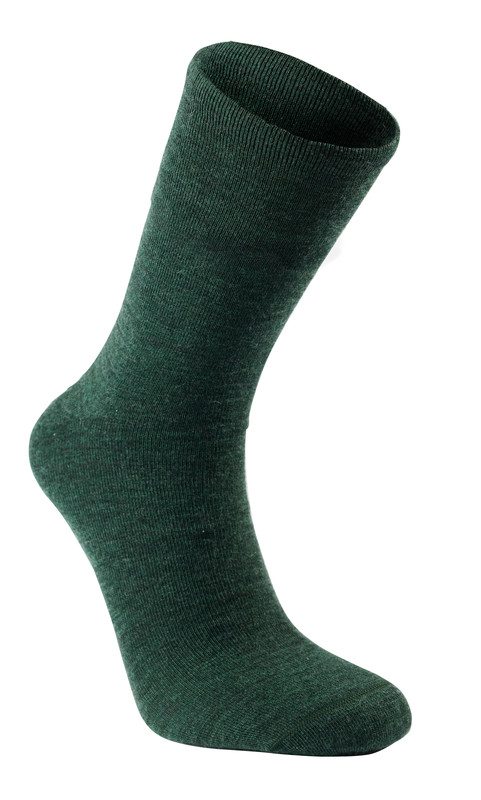 Woolpower-Socks-Liner-Classic-8411-Forest-Green-Vorderansicht