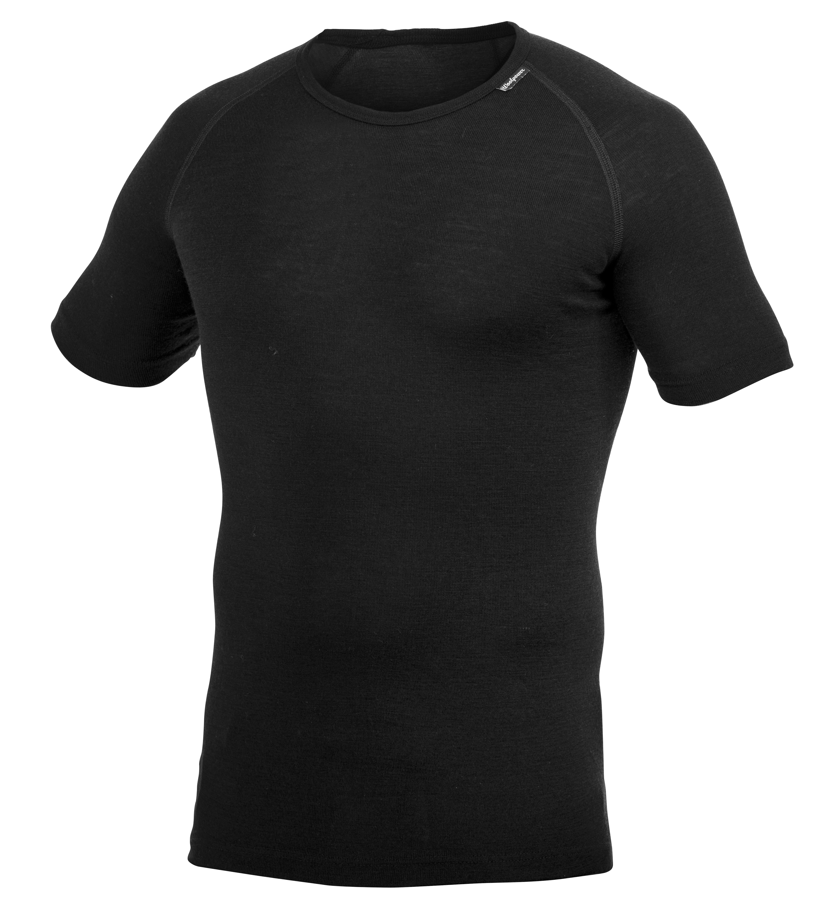 Woolpower T-Shirt LITE Black Vorderansicht
